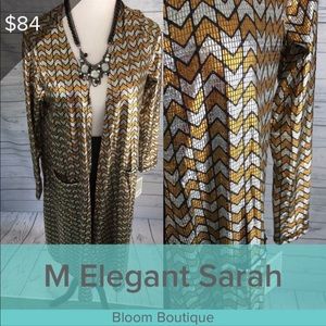 Silver and Gold Elegant Duster